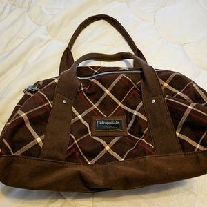 Small brown duffle
